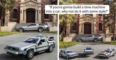 LEGO Releases New Back to the Future Time Machine Set Of All Three DeLorean Variations