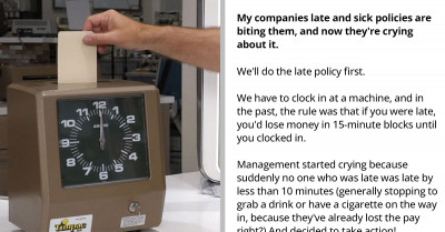Company Creates Ridiculous Policies for Lateness and Sick Leave, and It Completely Backfires on Them