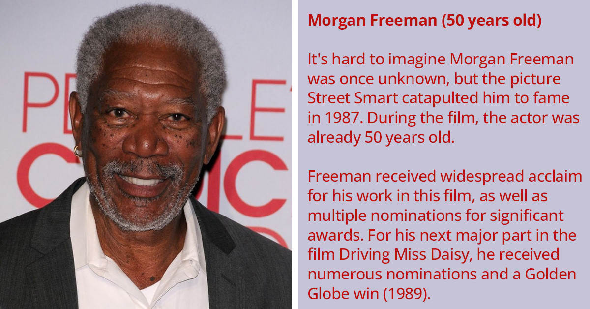 10 Famous Actors Who Defied The Odds Because Their Careers Took Off Later In Life