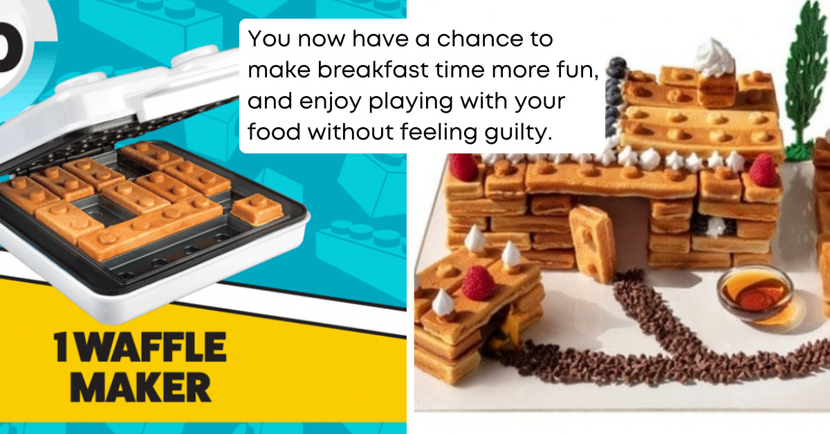 This LEGO Waffle Maker Will Bring Joy and Creativity to Your Table