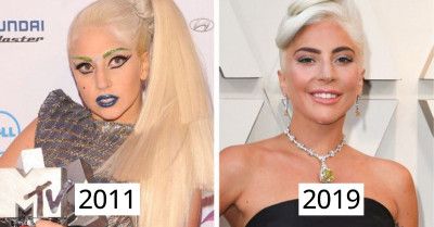 15 Pictures Of Celebrities Who Took Their Sweet Time To Transform Their Looks And They Absolutely Smashed It