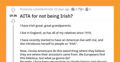 Reddit Post Starts Online Debate About How Americans and Europeans View Ancestry Completely Differently