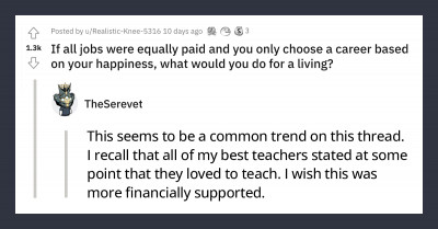 15+ Redditors Answered What Their Dream Job Would Be If They All Could Have Equal Pay