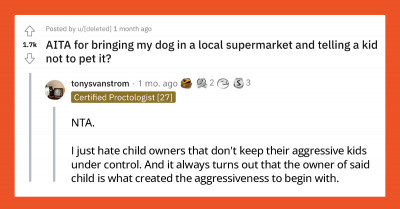 Woman Refuses To Let A Random Kid Pet Her Dog, And His Karen Of A Mom Makes A Scene Over It
