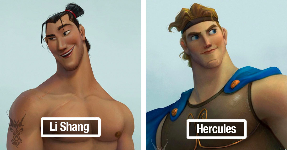 Artists from Malaysia Create Amazing and Realistic Digital Paintings of Disney Characters