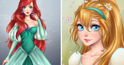 Sensual Disney Portraits Illustrated By An Amazing Pakistani Artist Like You Have Never Seen Before