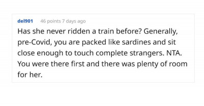 Man Wonders If He's A Jerk For Not Leaving A Bench After A Woman Said He Made Her "Uncomfortable"