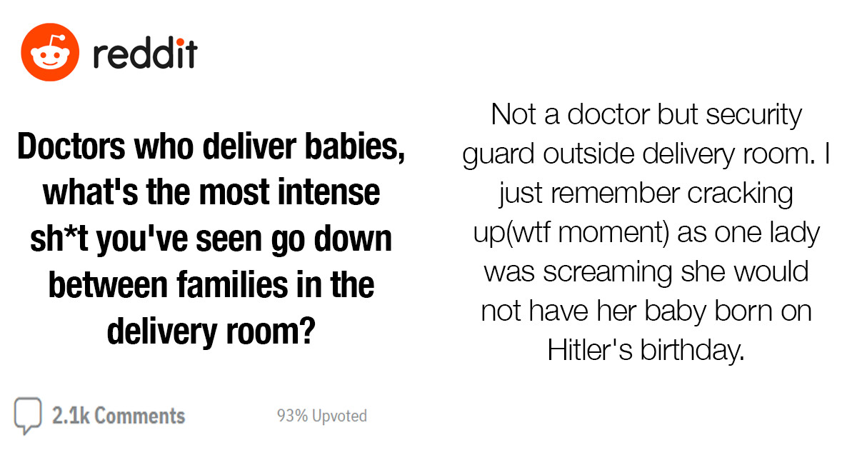 35 Wildest Things People Have Witnessed During Childbirth