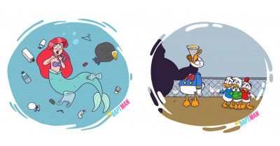 French Illustrator Reimagines Disney Characters Facing Ecological Disasters, and They Could Not Be Closer to the Truth