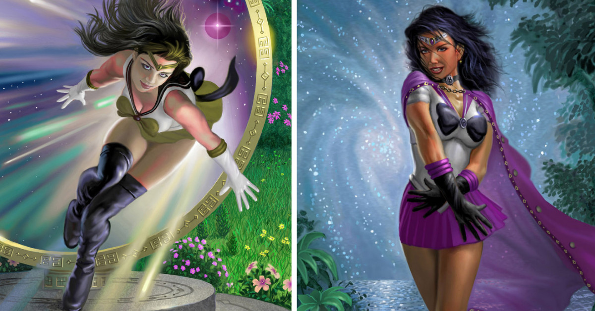 Sailor Moon Senshi Characters Get A Zodiac And Galaxy Inspired Series Thanks To This Creative Artist