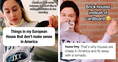 "Things In My European House That Don’t Make Sense In America" – A Viral Video That Roasts American Households and Caused Quite a Stir on the Internet