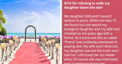 Father Finally Finds Peace After Deciding Not To Walk His Estranged "Daughter" Down The Aisle