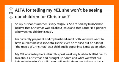Woman Fights With Her MIL Who Wishes To Reveal The Truth About Santa To Her Grandchildren