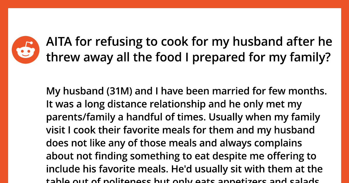 This Petty Husband Started Family Drama After Throwing Out All The Traditional Food His Wife Cooked