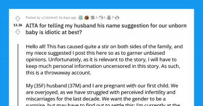Pregnant Wife Raises Concern After Her Husband Chooses A Baby Name That Resembles A Famous Serial Killer