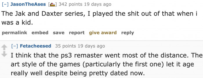 Jak and Daxter is known for innovating the platform genre.