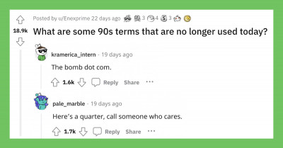 Redditors Look Back On The Popular '90s Terms That Have Gone Obsolete Today