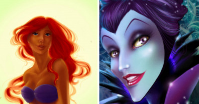 Chilean Artist's Disney Fan Art Is As Whimsical As It Is Unique