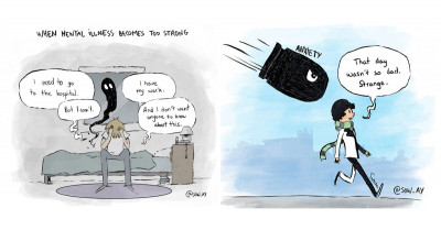 30+ Illustrations That Accurately Depict The Hidden Experiences Of Mental Illness