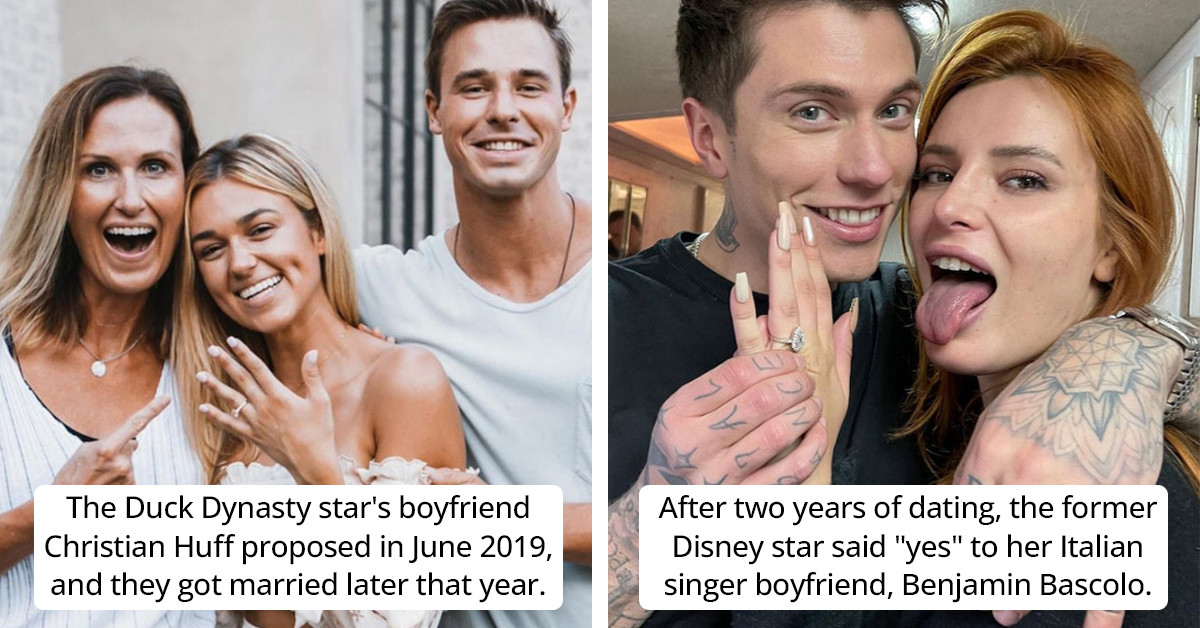 Celebrities Share Their Over The Top Engagement Rings On Social Media