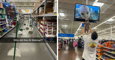 50 Times People Shared Pictures Of What Their Eyes Couldn’t Believe At Walmart, And They Are Awkwardly Interesting