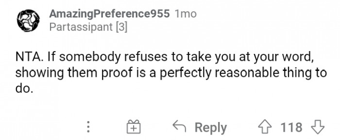 15. It is reasonable.