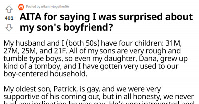 Mom Was Surprised By How “Unmanly” Her Son’s Boyfriend Is, And She Said That In Front Of Him