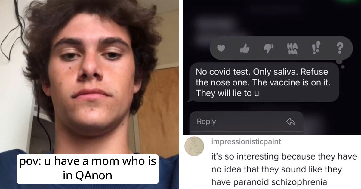 Son Shares 6 Messages From His Mom Who Is A QAnon Follower