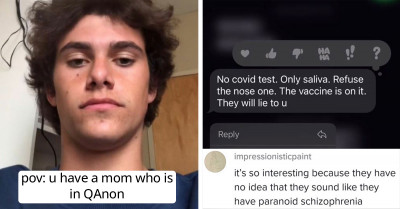 Son Shares 6 Messages From His Mom Who Is A QAnon Follower