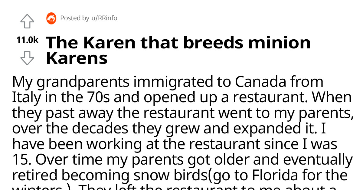 Restaurant Owner Teaches A 'Karen' Lesson After She Mistook Him To Be A Server And Lied To Get A Table, Ending The Night With An Expensive Bill