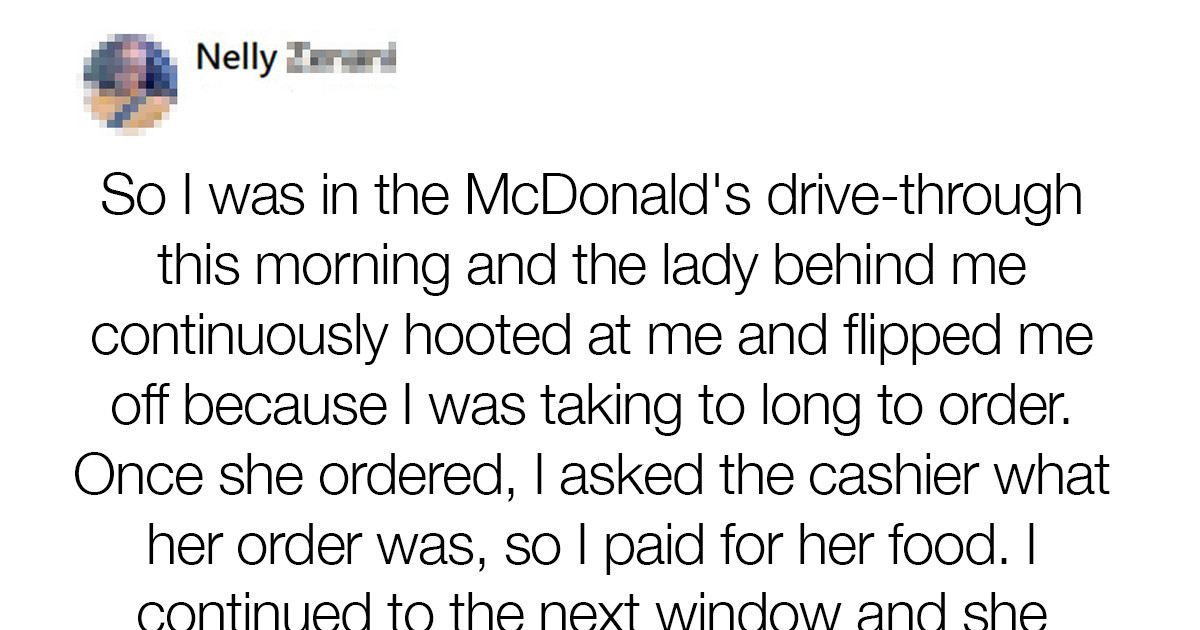 Man Who Encountered A Rude Karen At A Drive-Through Goes Viral After Sharing His Petty Revenge Story