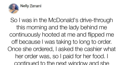 Man Who Encountered A Rude Karen At A Drive-Through Goes Viral After Sharing His Petty Revenge Story