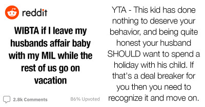 It's One Thing Not Wanting To Be A Stepmom To Your Partner's Affair Baby, But When You Abandon That Child On Christmas, It Says A Lot More