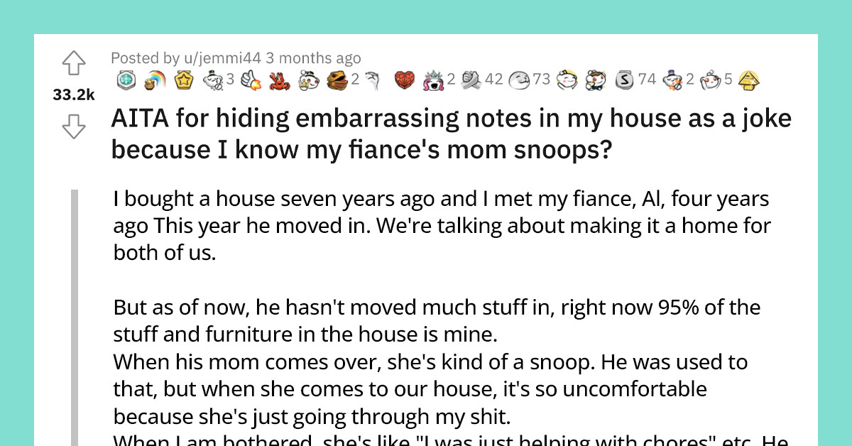 Woman Figures Out Her Future Mother-In-Law Is a Notorious Snoop, So She Leaves Embarrassing Self-Affirmations for Her to Find
