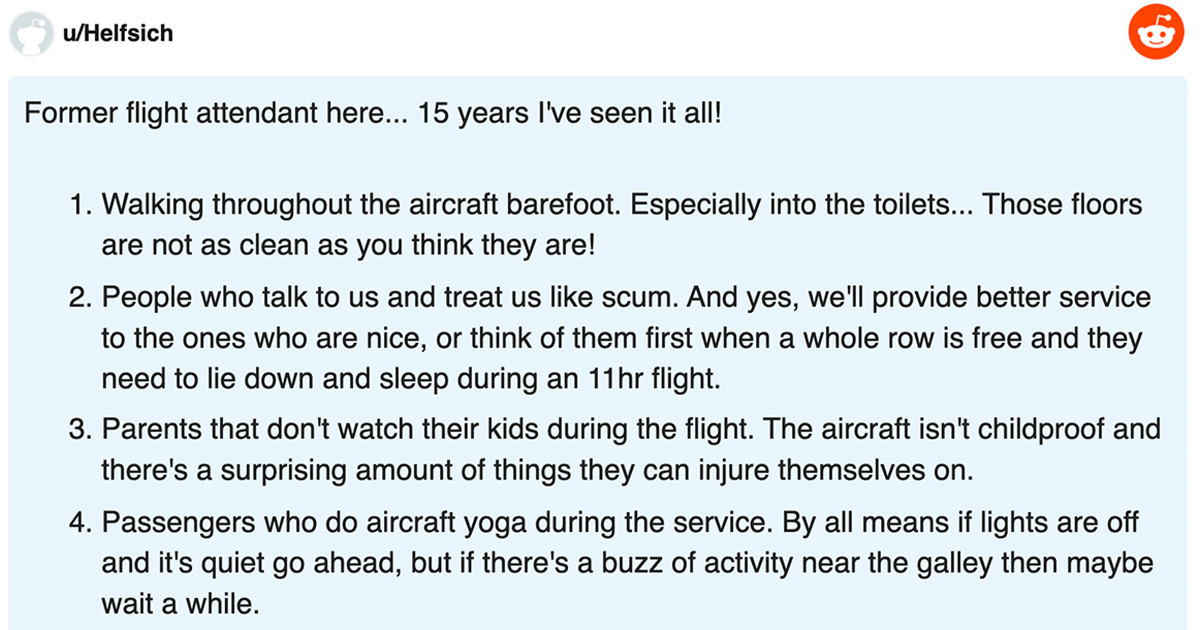 Pilots and Flight Attendants Share The 30 Most Annoying Things Passengers Do