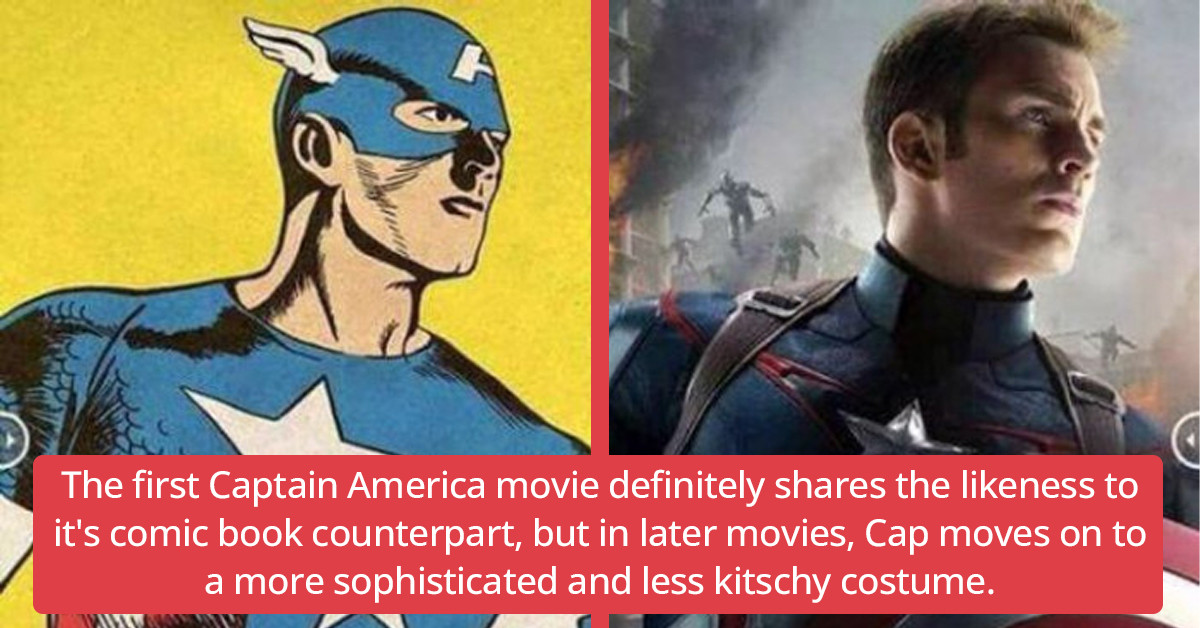 25 Marvel Movie Characters Compared To Their Comic Versions