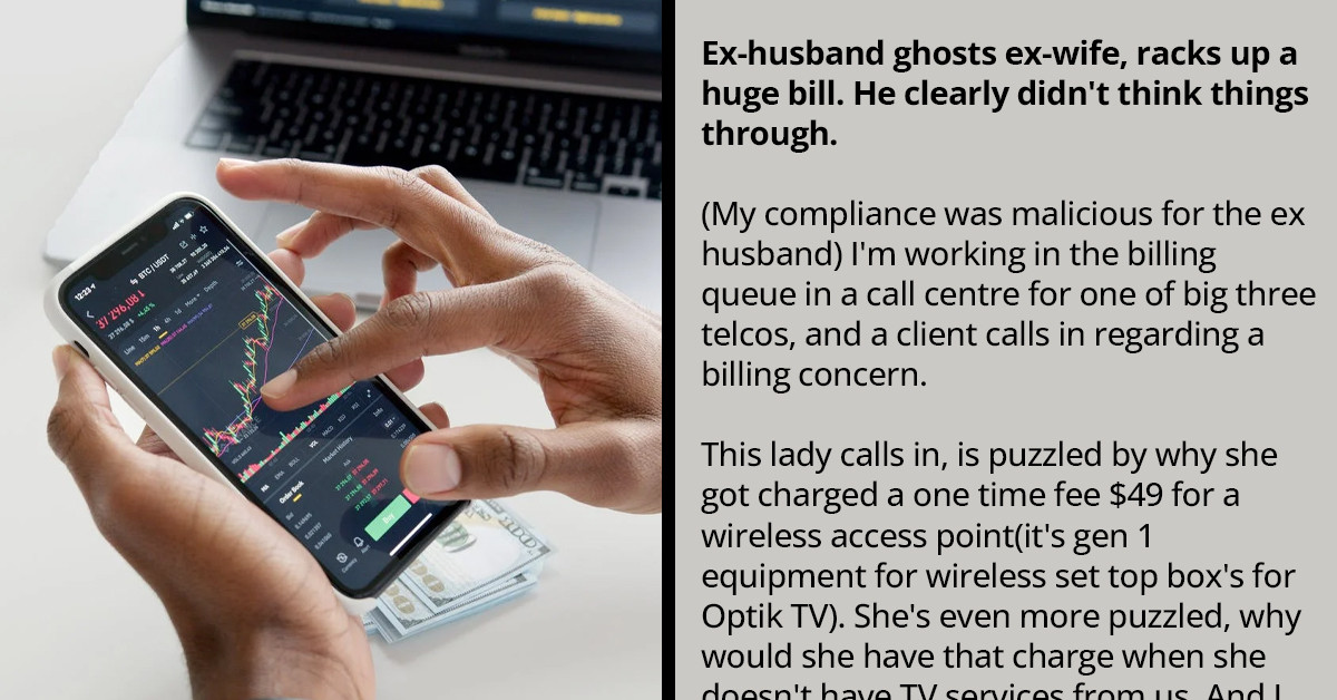 Woman Finally Gets Rightful Revenge Against Her Leech Of An Ex-Husband After One Helpful Phone Call From Customer Support