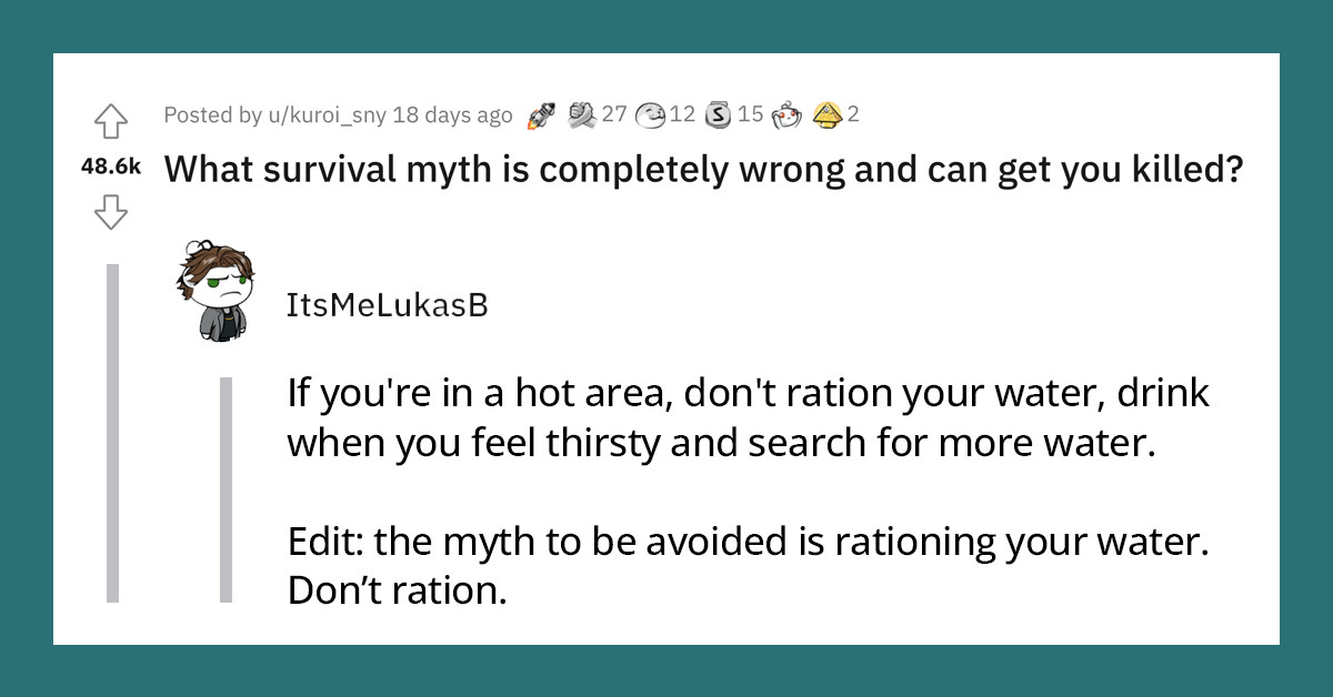 17 Survival Myths That Could Potentially Put You in Danger