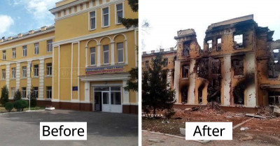 21 Before And After Photos From Ukraine That Show The True Horrors Of War