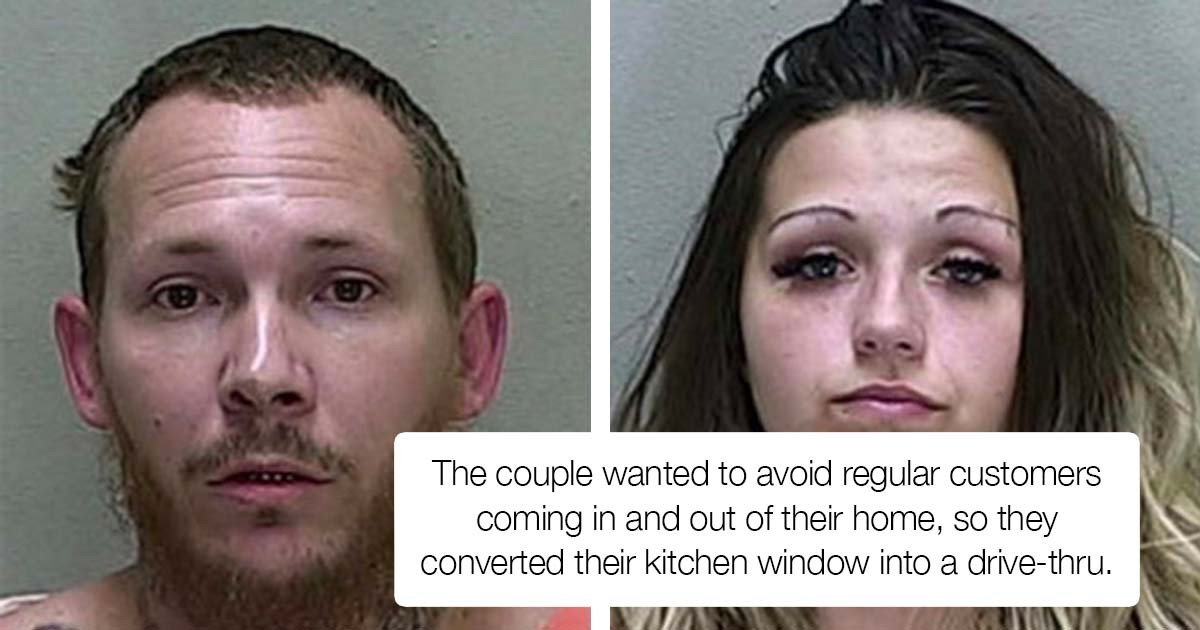 Florida Couple Arrested For Selling Drugs From A Drive-Thru Window In Their Mobile Home