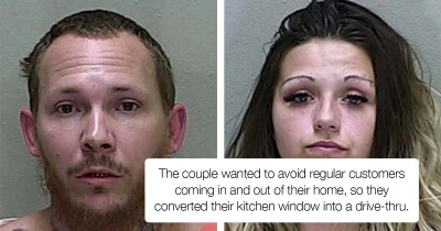 Florida Couple Arrested For Selling Drugs From A Drive-Thru Window In Their Mobile Home