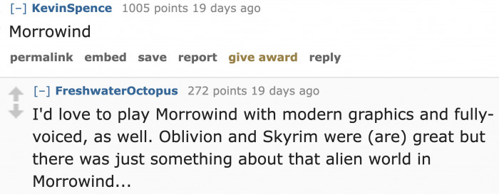 Morrowind, the third game in The Elder Scrolls series, is being remastered through the efforts of fans.