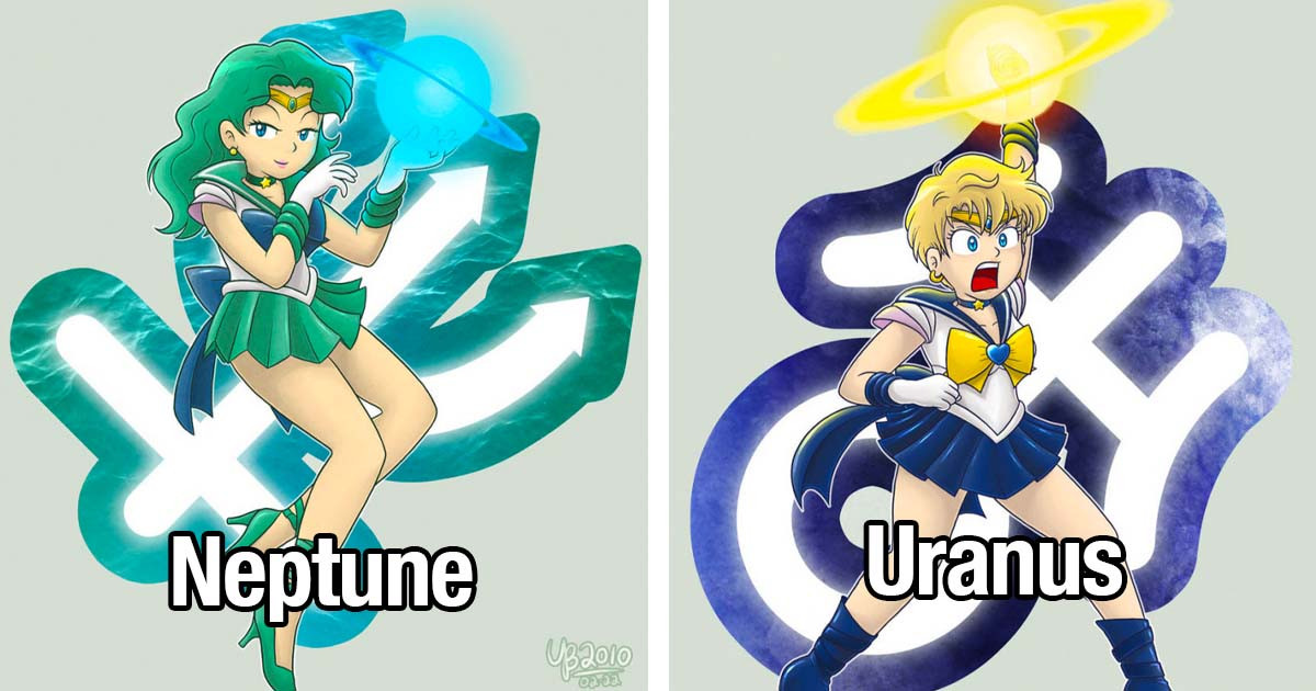 Creative Artist Illustrates Adorable Sailor Moon Series