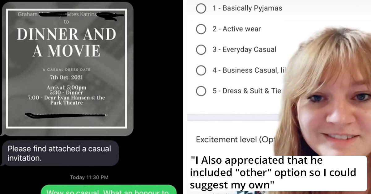 A TikTok User Shared A Pre-Date Google Form Sent To Her By Her Current Boyfriend Before Their First Date, And People Were Amazed At The Creativity