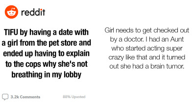 Man Regrets Going On A Date With Woman From A Pet Store