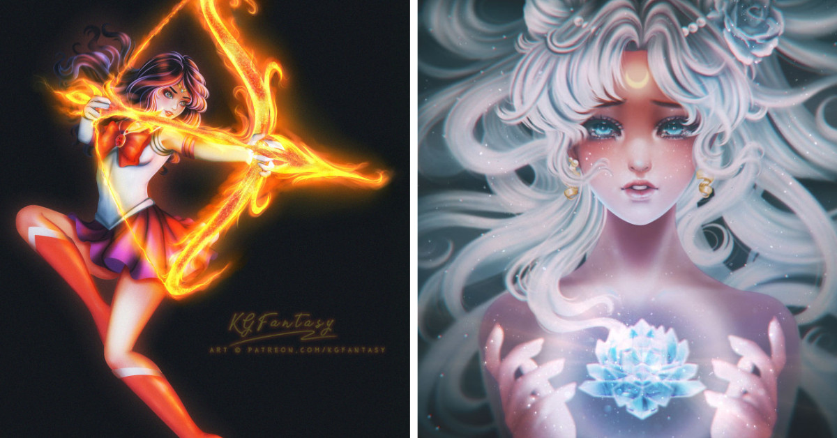 Two Sisters Illustrate Visually Stunning Sailor Moon Series Inspired By Korean Hanboks