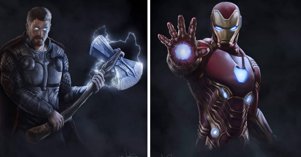 Extremely Skilled Artist Creates Marvel and Pop Culture Fan Art Like You've Never Seen Before