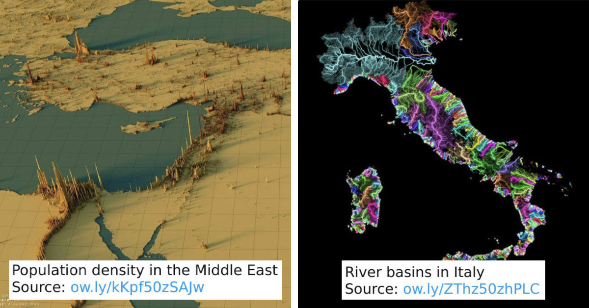 35 Unique And Interesting World Maps That Could Inspire You To Change Your Perspective