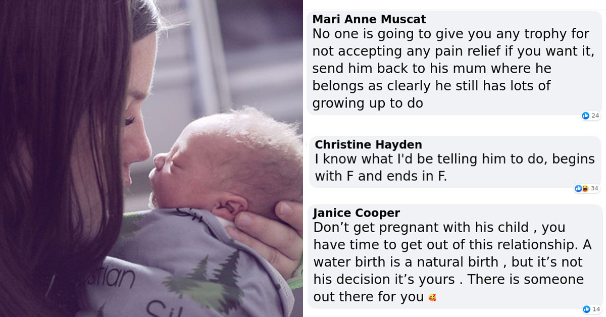 Husband Gets Into Heated Argument With Wife Over Childbirth Options, Says He Would Never Forgive Her If She Has A Water Birth