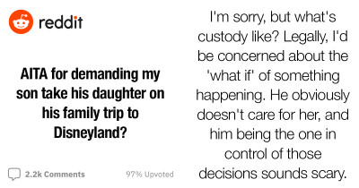 Mom and Son Butt Heads Over His Negligent Parenting Behaviors After an Argument Erupted About Visiting Disneyland